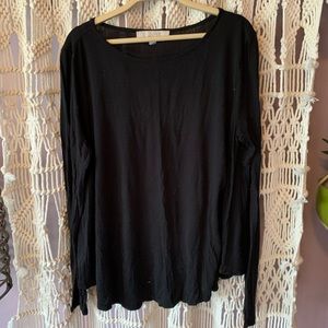 Flowy Black Long Sleeve